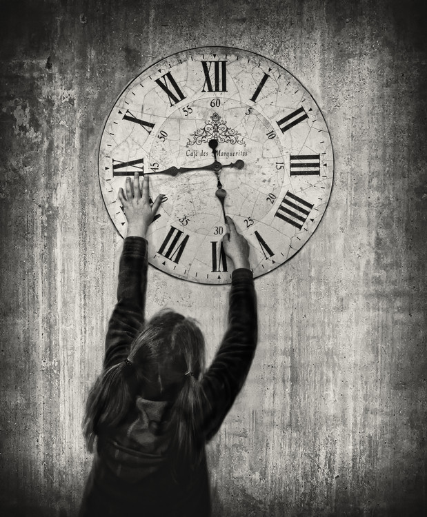 Canvas Print Please move faster, I want to grow up !!!