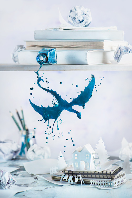 Canvas Print Ink and death