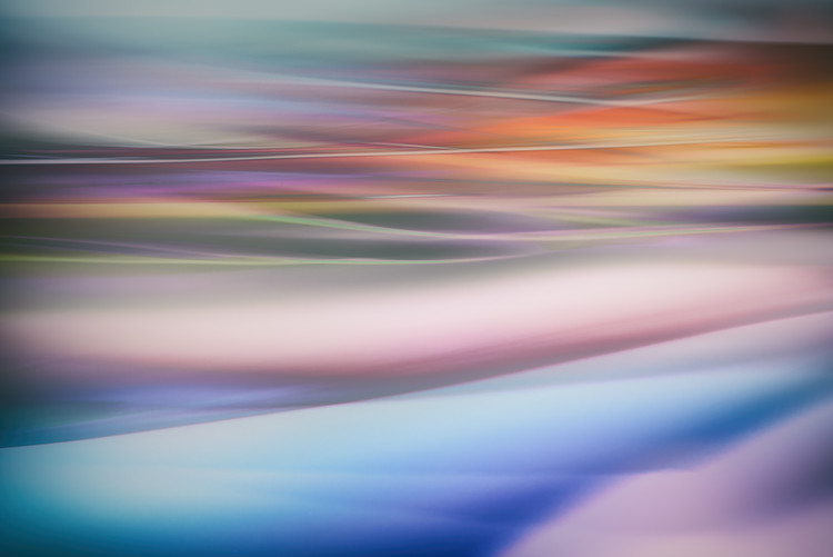 Levně Plakát, Obraz - Rainbow stripes, keren or, 40 × 26.7 cm