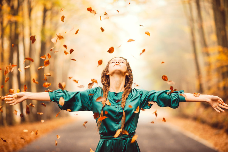 Poster autumn happiness