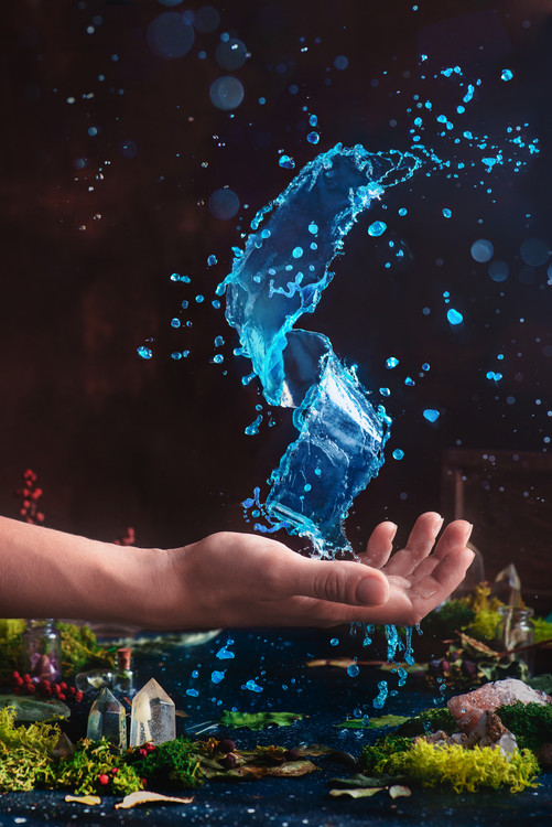 Canvas Print Charm of Clear Water