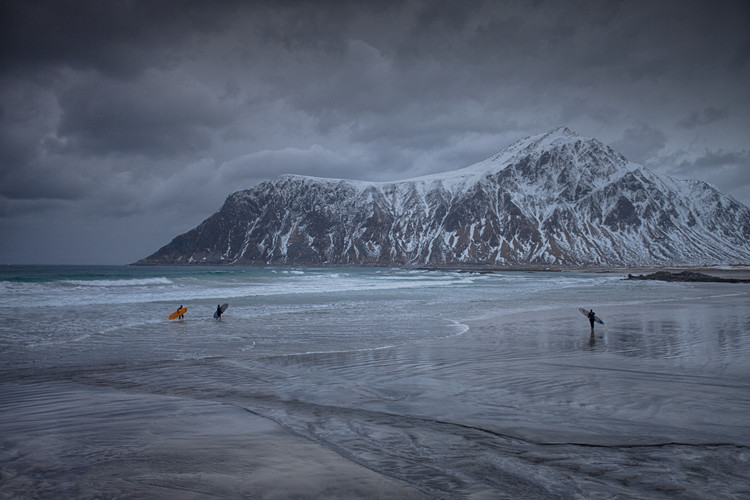 Canvas Print Say hello to the last wave