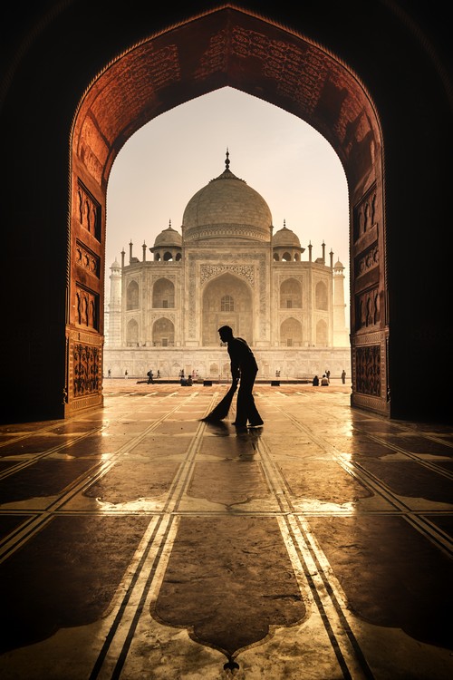 Плакат taj mahal cleaner