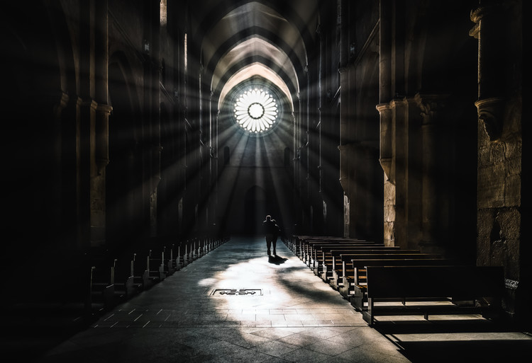 Canvas Print The abbey