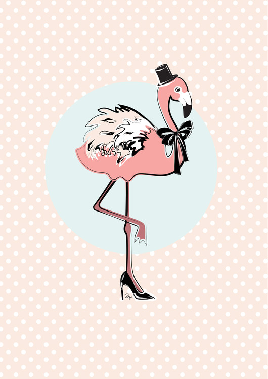 Poster Flamingo