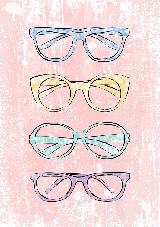 Poster Pink Glasses
