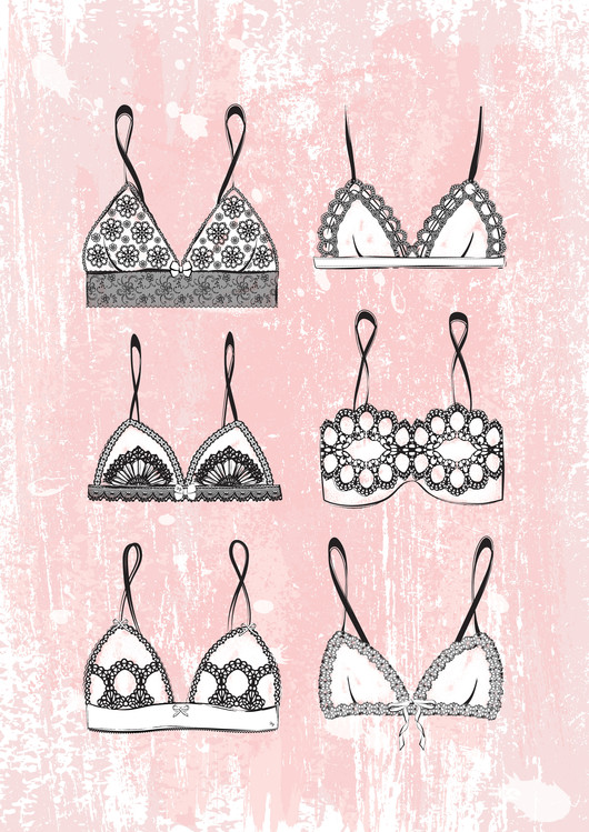 Poster Pink Lingerie