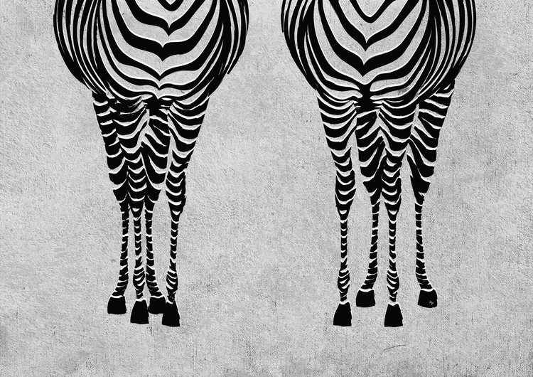 Plakát, Obraz - Sexy Zebras, Martina Pavlova, 40 × 30 cm