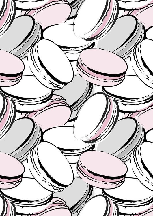 Wall Mural Macarons