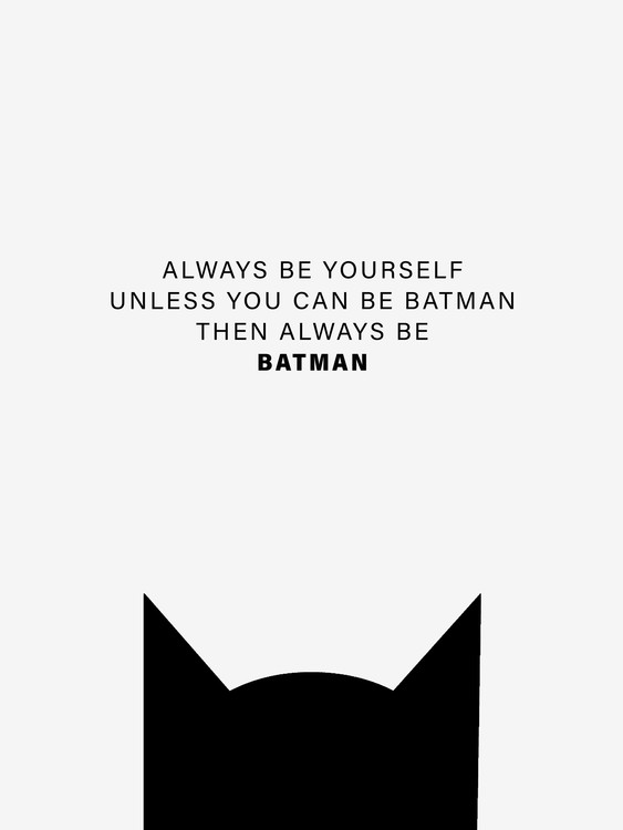 Poster Always be Batman