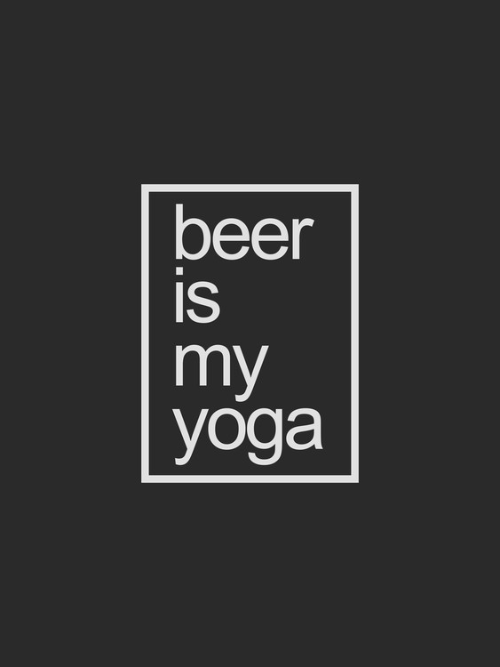Canvas Print beerismyyoga1