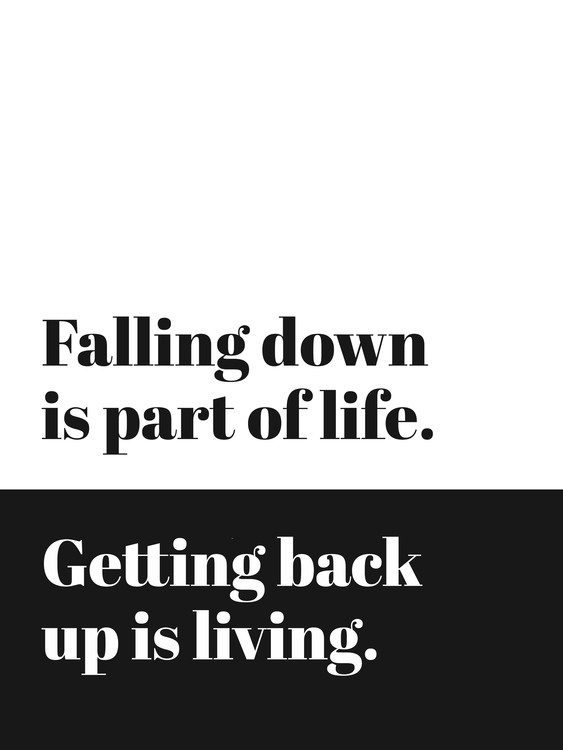 Poster fallingdownispartoflife