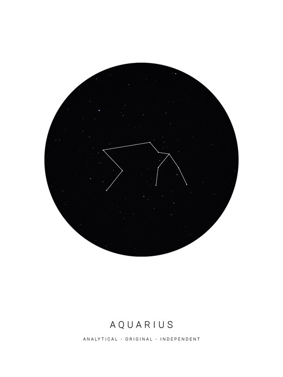 Wall Mural horoscopeaquarius