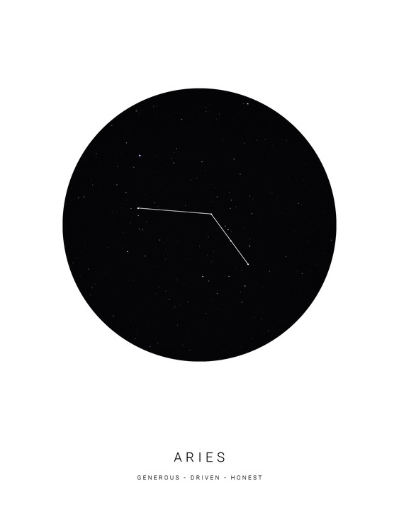 Poster horoscopearies