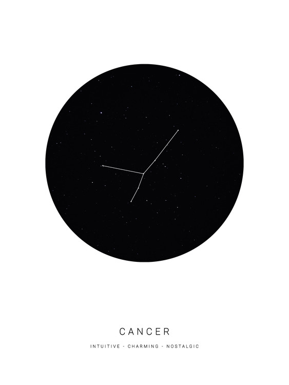 Plakát horoscopecancer