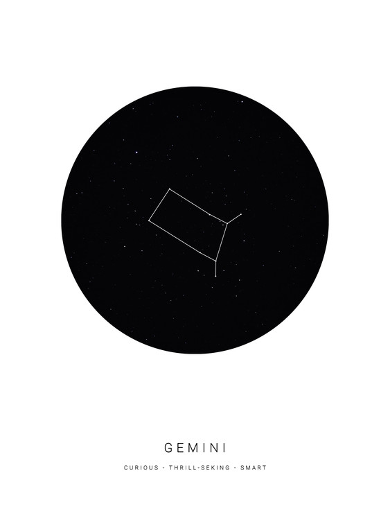 Poster horoscopegemini