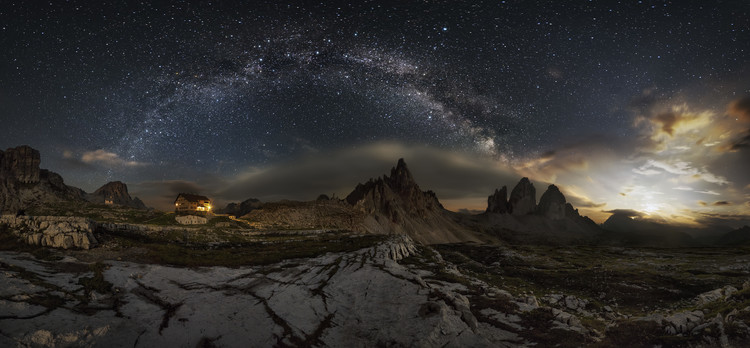 Poster Galaxy Dolomites