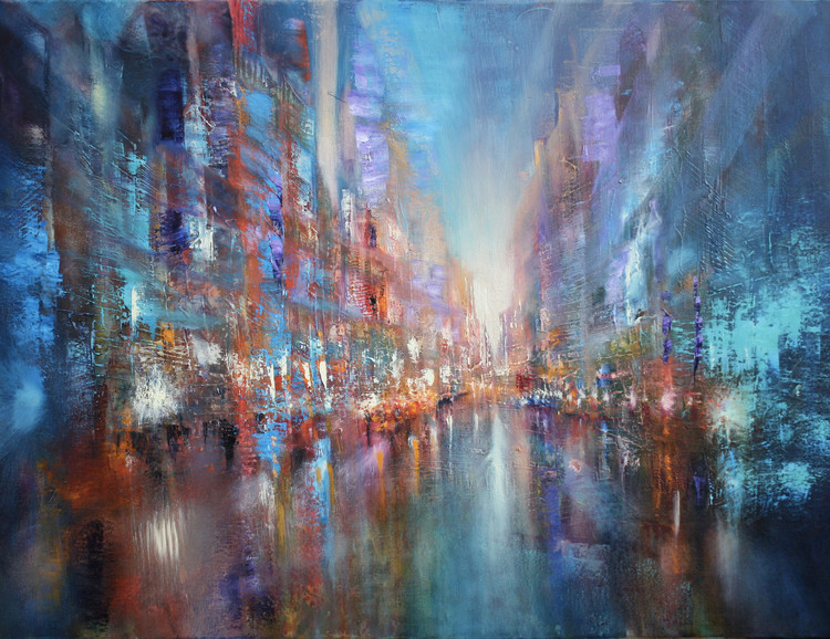 Juliste The blue city