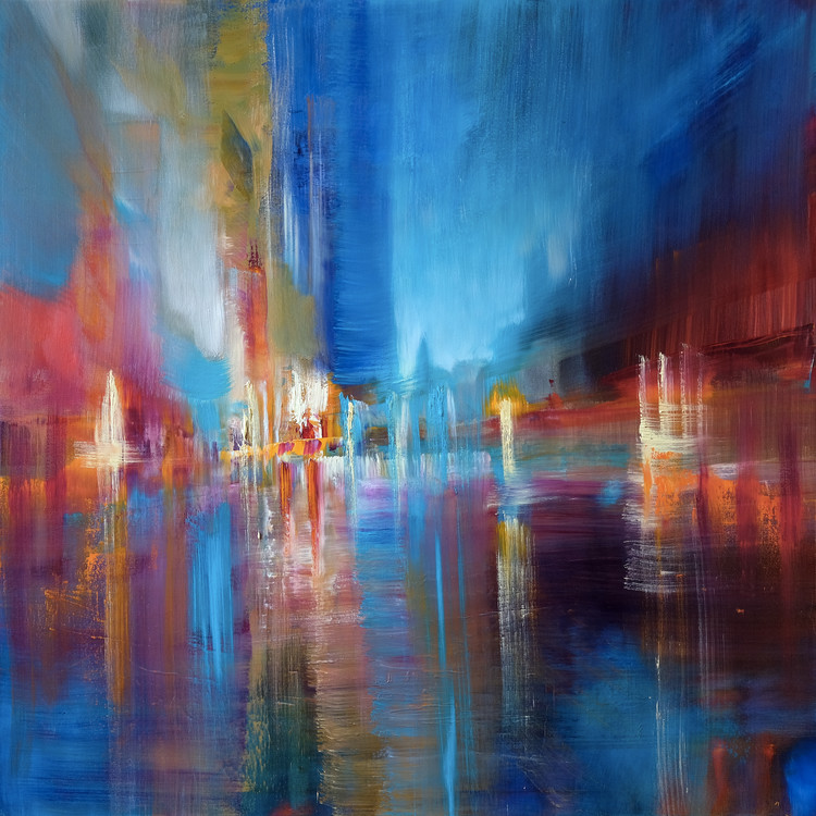 Canvas Print By the lake