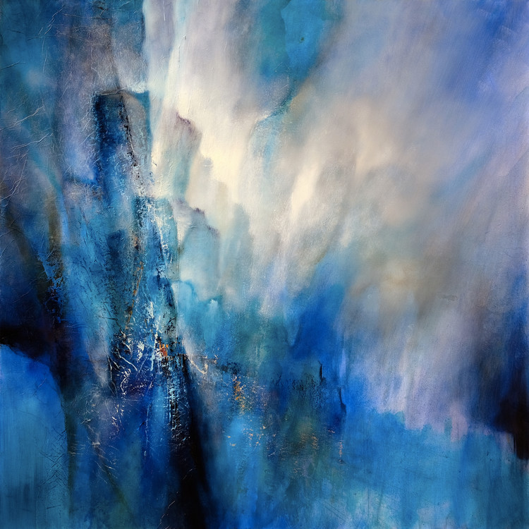Εκτύπωση καμβά Blue light