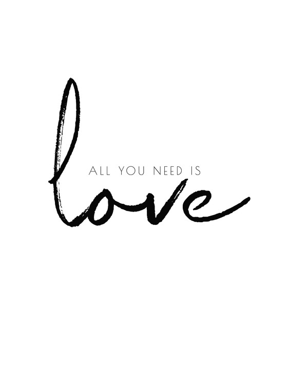 Poster All you need is love
