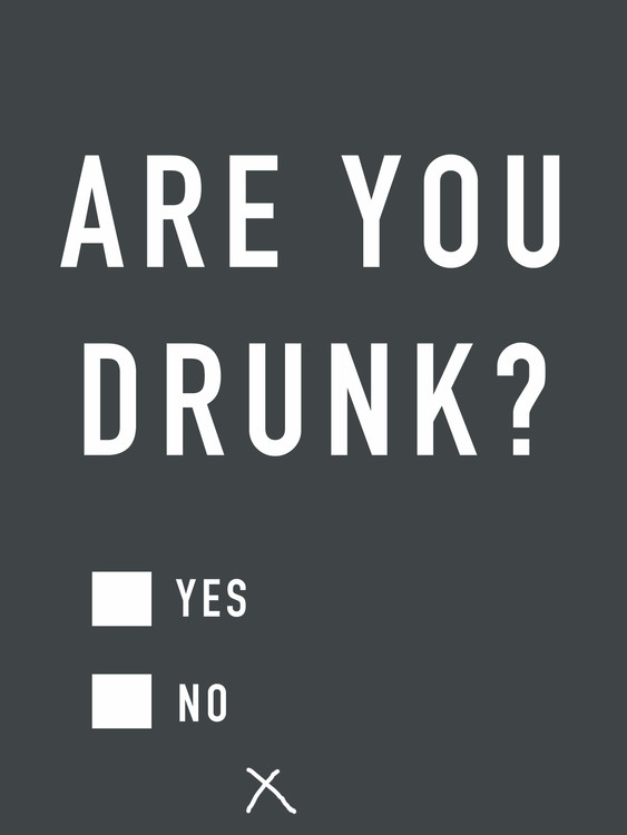 Sticker Are you drunk