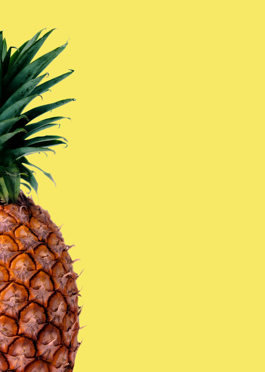 Poster Pinapple yellow