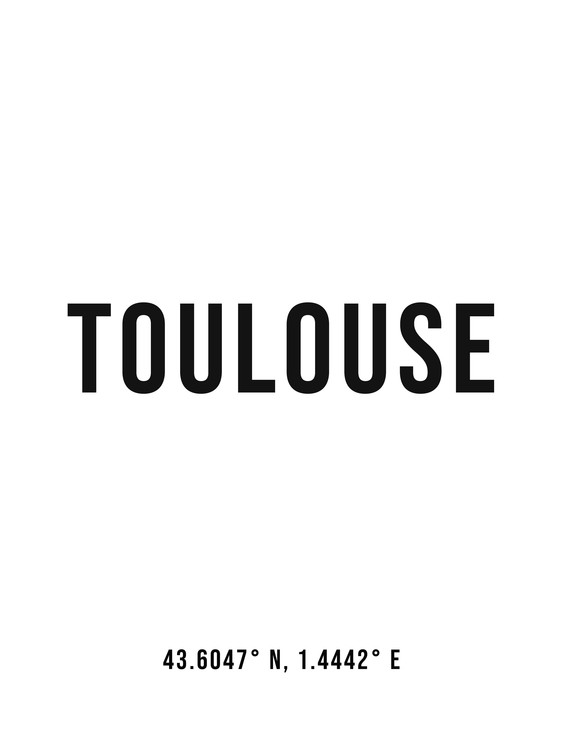 Poster Toulouse simple coordinates