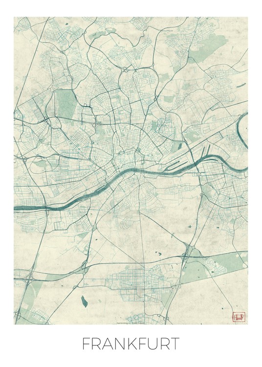 Canvas Print Frankfurt