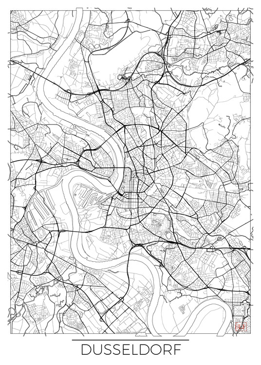 Canvas Print Dusseldorf