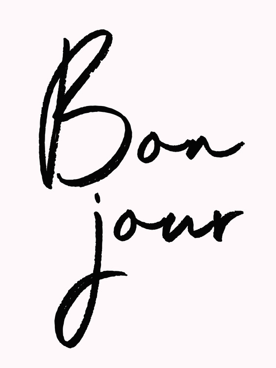 Poster bonjour