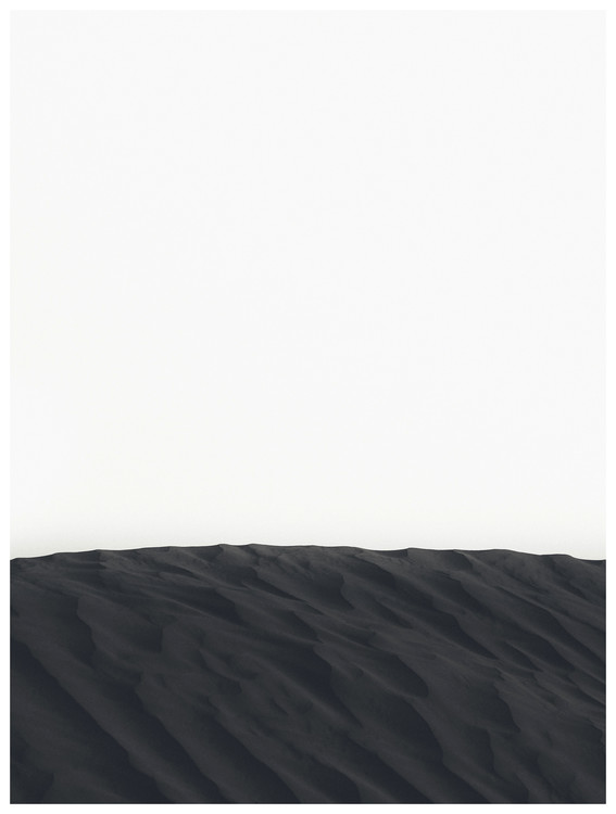 Poster border black sand