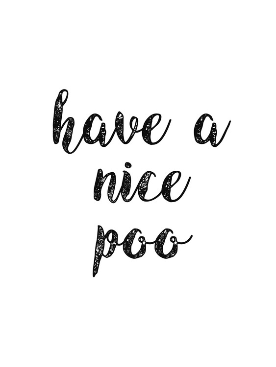 Αφίσα have a nice poo