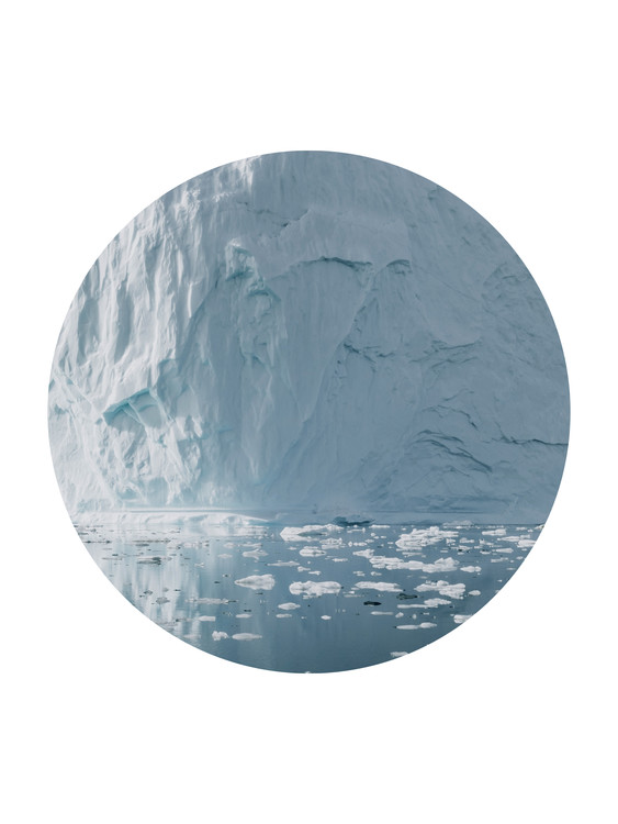 Poster icebergs now circle