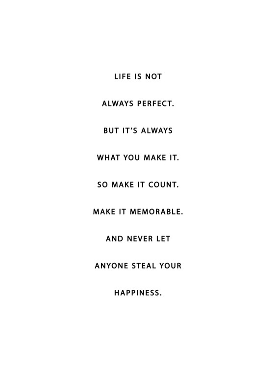 Poster life is not always perfect