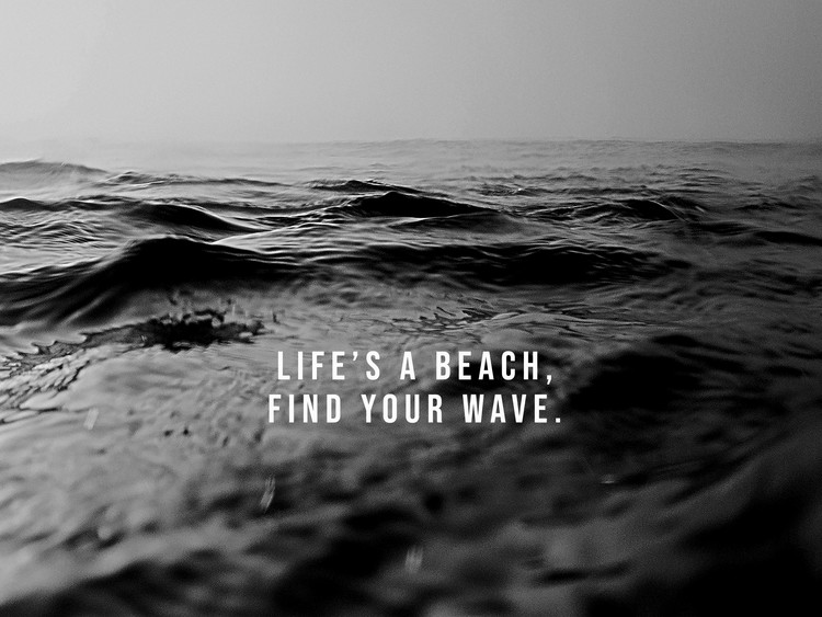 Poster life's a beach