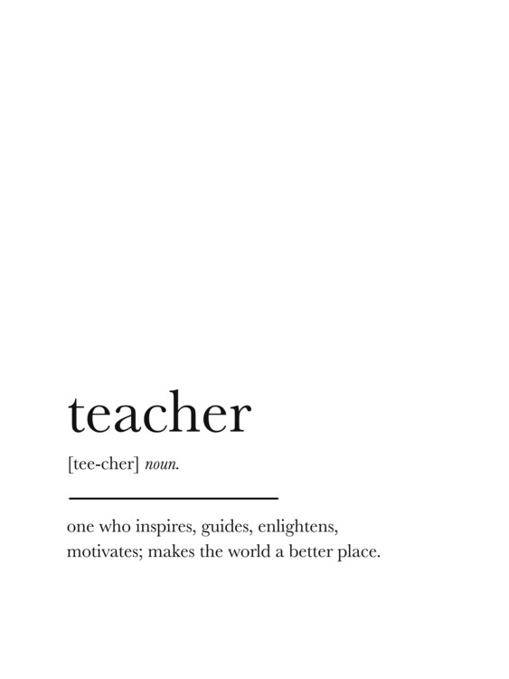 Poster teacher