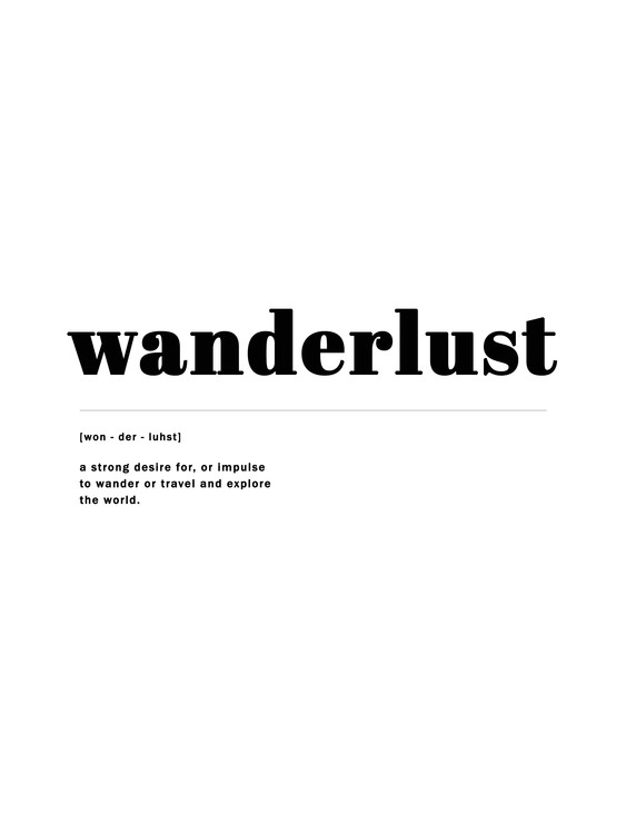 Poster wanderlust