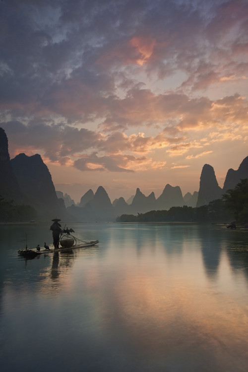 Poster Li River Sunrise