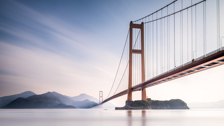 Canvas Print Xihou Bridge & Moon Bay