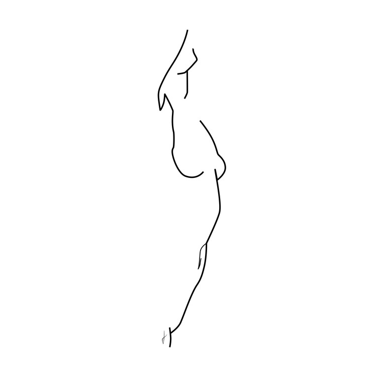 Levně Plakát, Obraz - Nudo, Hugo Jurčík, 40 × 40 cm