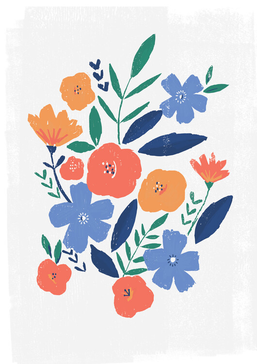 Poster Bold floral