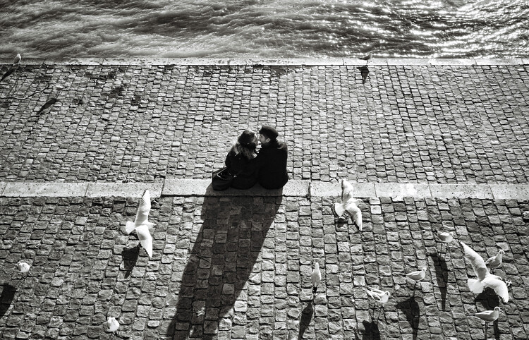 Canvas Print Le baiser