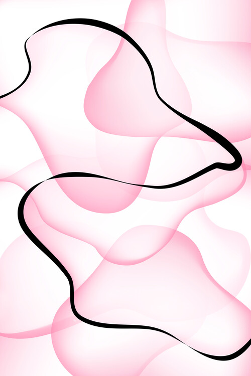 Levně Plakát, Obraz - Pink mood, Martina Pavlova, 26.7 × 40 cm