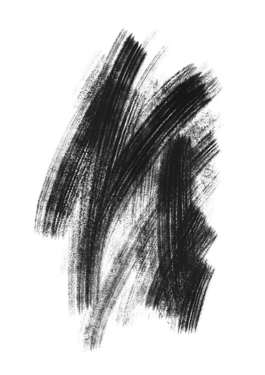 Levně Plakát, Obraz - Black sketch, Martina Pavlova, 30 × 40 cm