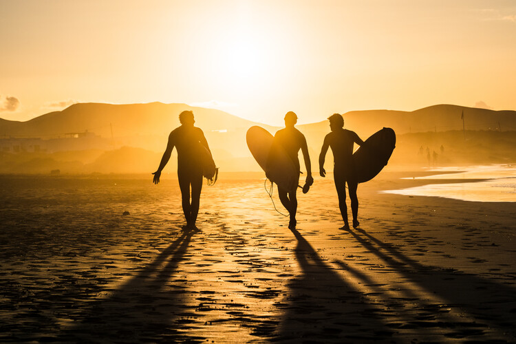 Canvas Print Surf Trio