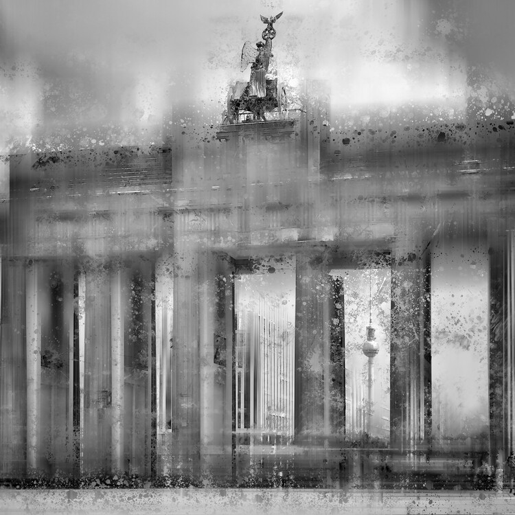 Poster City Art BERLIN Brandenburg Gate