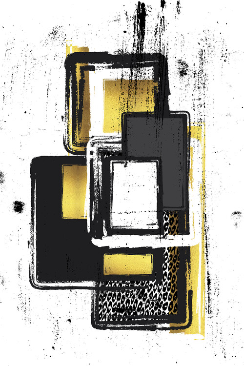 Levně Plakát, Obraz - Abstract Painting No. 3, Melanie Viola, 26.7 × 40 cm