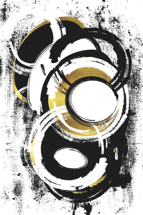 Levně Plakát, Obraz - Abstract Painting No. 1, Melanie Viola, 26.7 × 40 cm