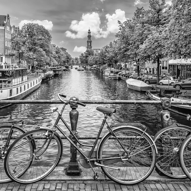 Poster Typical Amsterdam | Monochrome